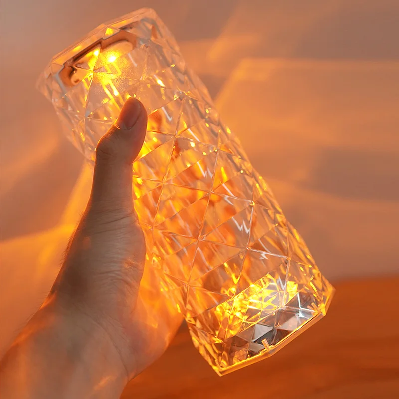Acrylic Desk Lamp Diamond Table Lamp USB Rechargeable Bedroom Bedside Bar Crystal Lighting Romantic Night Light Xmas Decoration
Acrylic Desk Lamp Diamond Table Lamp USB Rechargeable Bedroom Bedside Bar Crystal Lighting Romantic Night Light Xmas Decoration