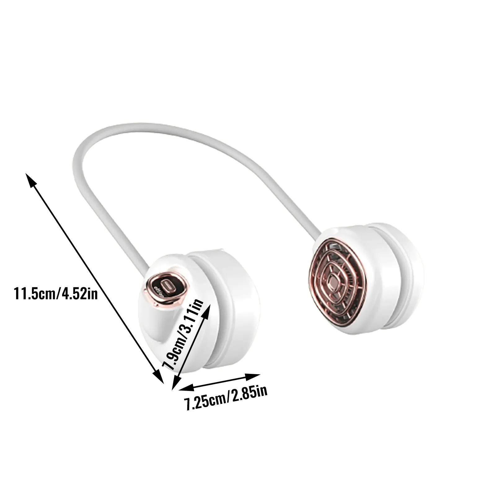 Mini Neck Fan Portable Bladeless Fan Rechargeable Leafless Hanging Fans Air Cooler Cooling Wearable Neckband Fans#dg4
Mini Neck Fan Portable Bladeless Fan Rechargeable Leafless Hanging Fans Air Cooler Cooling Wearable Neckband Fans#dg4