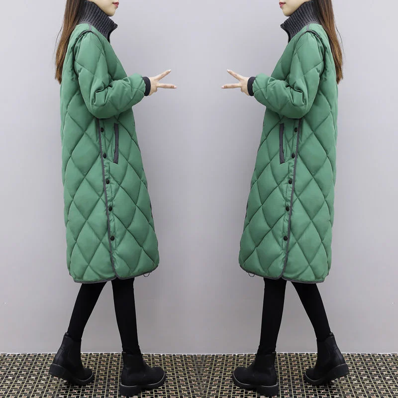 Winter Plus Size Cotton Padded Coat Parkas 2021 New Warm Woman Slim Long Outwear Female Casual Feminina Basic Jacket
Winter Plus Size Cotton Padded Coat Parkas 2021 New Warm Woman Slim Long Outwear Female Casual Feminina Basic Jacket