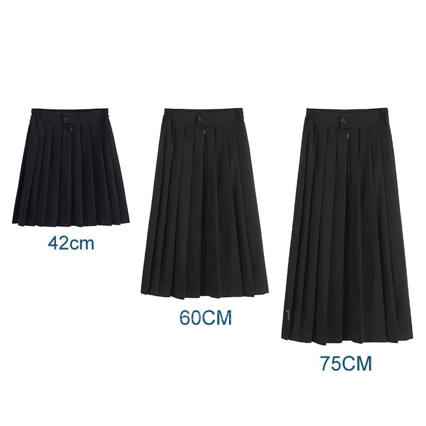 Japanese School Uniforms Girls Solid Color High Waist Pleated Skirt Long JK Suit Black Grey High School Student Women Clothes
Japanese School Uniforms Girls Solid Color High Waist Pleated Skirt Long JK Suit Black Grey High School Student Women Clothes