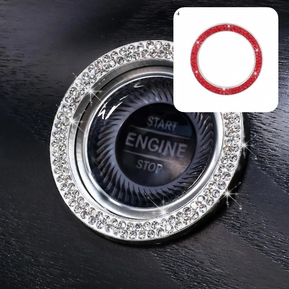 Decals Start Engine Cover Wear-resistant Sturdy Car Ignition Push Button Ring Cover Ring Trim Start Stop Cover
Decals Start Engine Cover Wear-resistant Sturdy Car Ignition Push Button Ring Cover Ring Trim Start Stop Cover