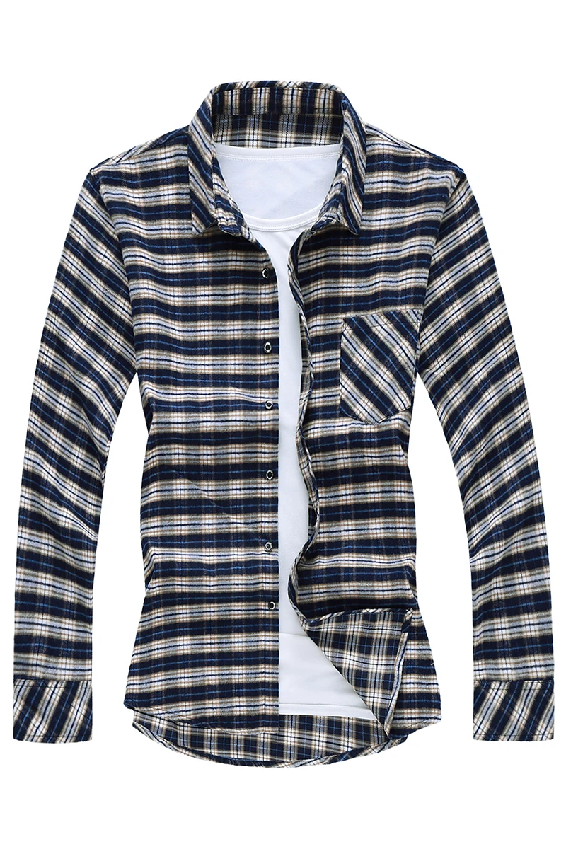 Shirt Mens Slim Fit Long Sleeve Dress Shirts Men Casual Shirt Male Social 2021 Autumn Plaid M-3XL A07
Shirt Mens Slim Fit Long Sleeve Dress Shirts Men Casual Shirt Male Social 2021 Autumn Plaid M-3XL A07