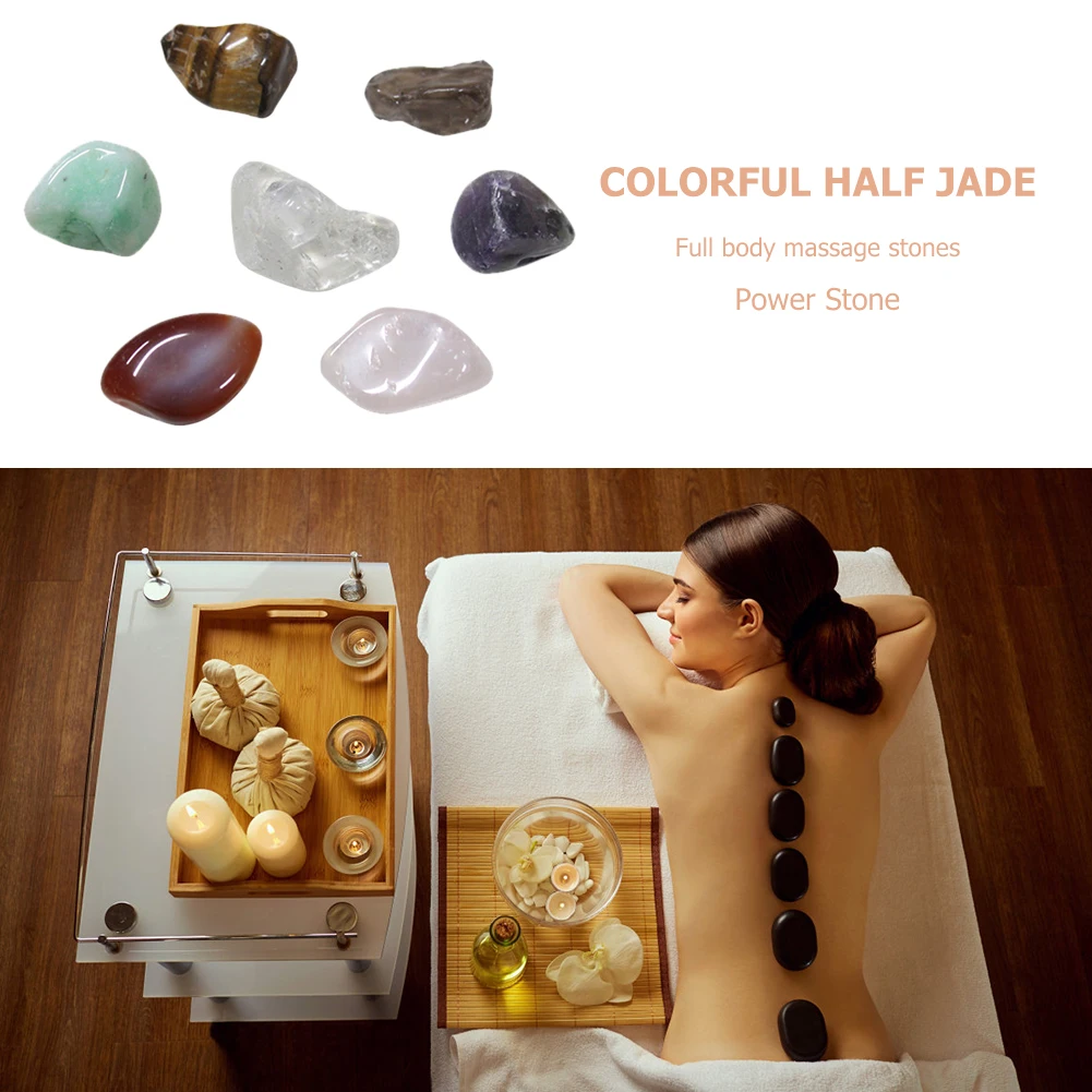 7pcs Natural Crystal Chakra Palm Energy Stone Multi-functional Practical Convenient SPA Healing Hot Massage Stones
7pcs Natural Crystal Chakra Palm Energy Stone Multi-functional Practical Convenient SPA Healing Hot Massage Stones