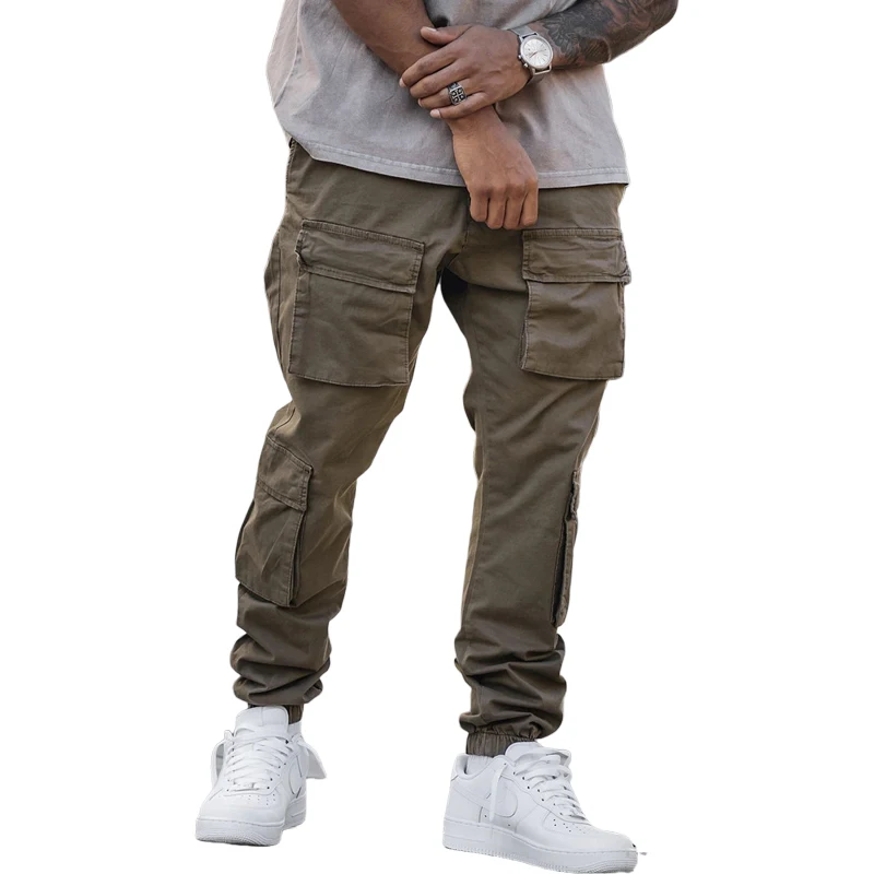 Men's Joggers Multi-Pocket Cargo Pants Casual Drawstring Trousers Plus Size Outdoor Tactical Pants Fitness Tracksuit Sweatpants
Men's Joggers Multi-Pocket Cargo Pants Casual Drawstring Trousers Plus Size Outdoor Tactical Pants Fitness Tracksuit Sweatpants