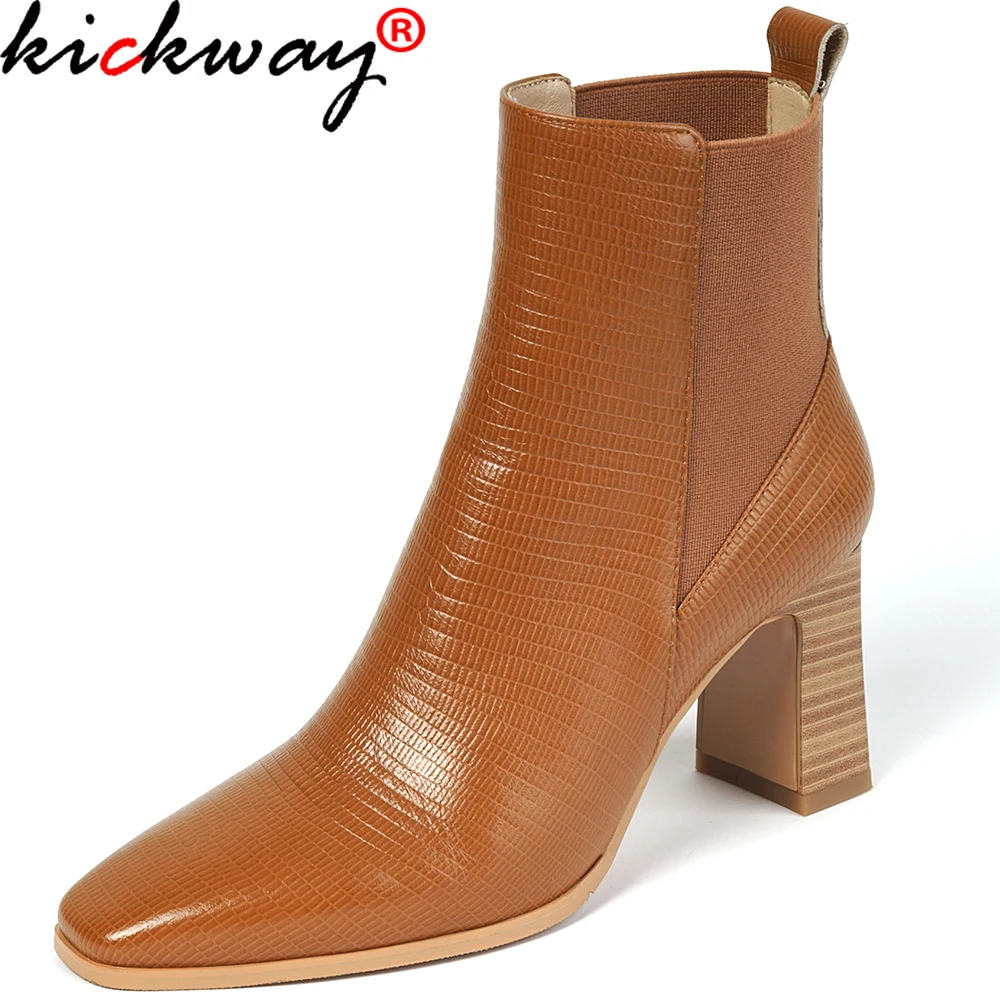 kickway New Arrival Genuine Leather Women Ankle Boots Autumn Winter Office Casual Fashion Concise High Heels Shoes Woman black
kickway New Arrival Genuine Leather Women Ankle Boots Autumn Winter Office Casual Fashion Concise High Heels Shoes Woman black