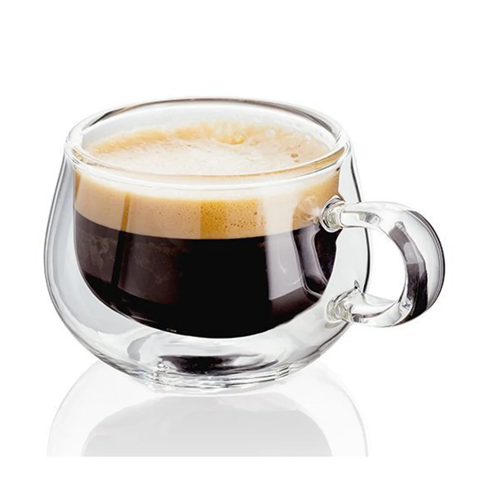 150ml Double Wall Glass Cup Heat Resistant Tea Coffee Mug With Handle Portable Transparent Beer Mug Whiskey Glass Cup
150ml Double Wall Glass Cup Heat Resistant Tea Coffee Mug With Handle Portable Transparent Beer Mug Whiskey Glass Cup