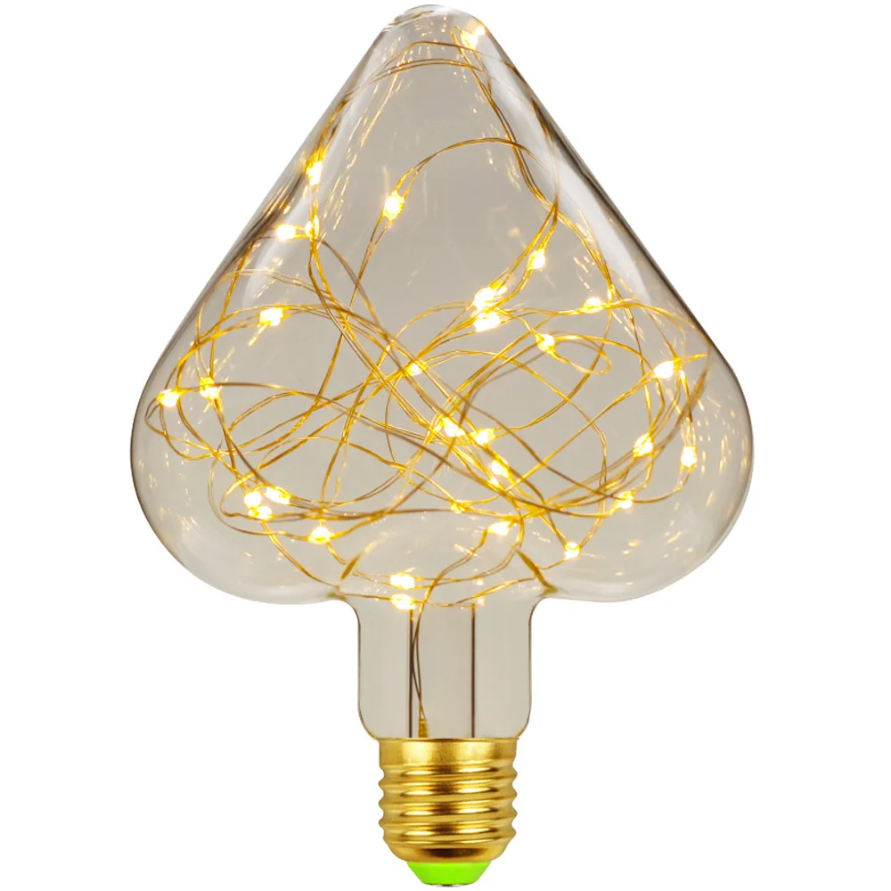 Antique LED bulbs Creative Soft light bar Love heart E27 Decorative lamp Spherical warm light Personalized retro lamp AC85-265V
Antique LED bulbs Creative Soft light bar Love heart E27 Decorative lamp Spherical warm light Personalized retro lamp AC85-265V