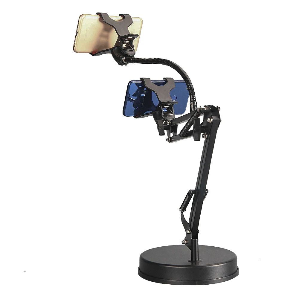 Double Clip Lazy Holder Adjustable Mobile Phone Tablet Stand Universal Desk Table Clip Bracket Long Bending Foldable Support
Double Clip Lazy Holder Adjustable Mobile Phone Tablet Stand Universal Desk Table Clip Bracket Long Bending Foldable Support