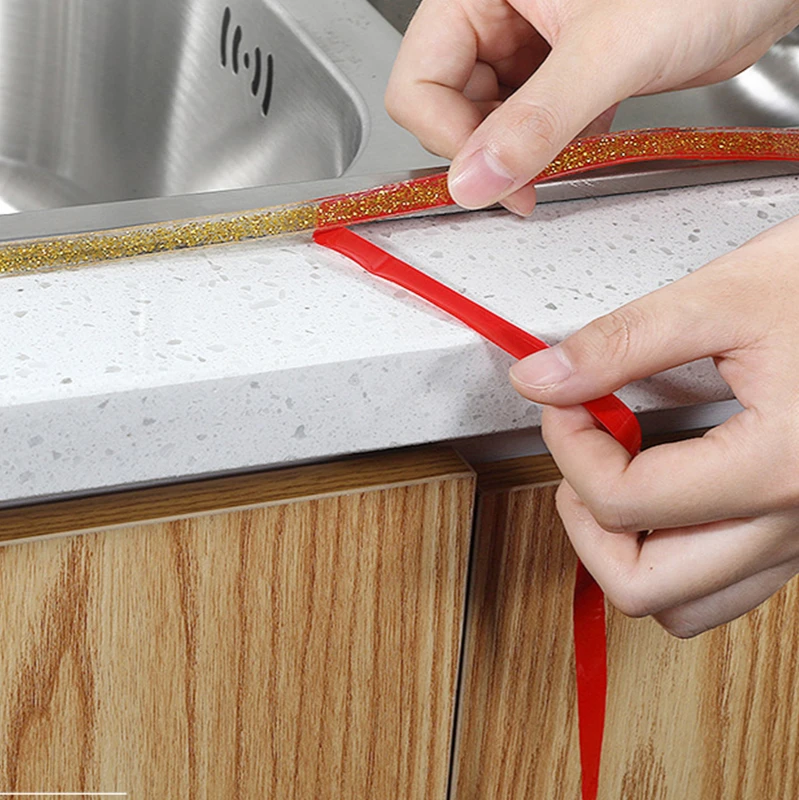 Anti-mold Sink Waterproof Sticker Tape Bathroom Countertop Self-adhesive Seam Sticker Strong Wall Stickers For Bathroom kitchen
Anti-mold Sink Waterproof Sticker Tape Bathroom Countertop Self-adhesive Seam Sticker Strong Wall Stickers For Bathroom kitchen