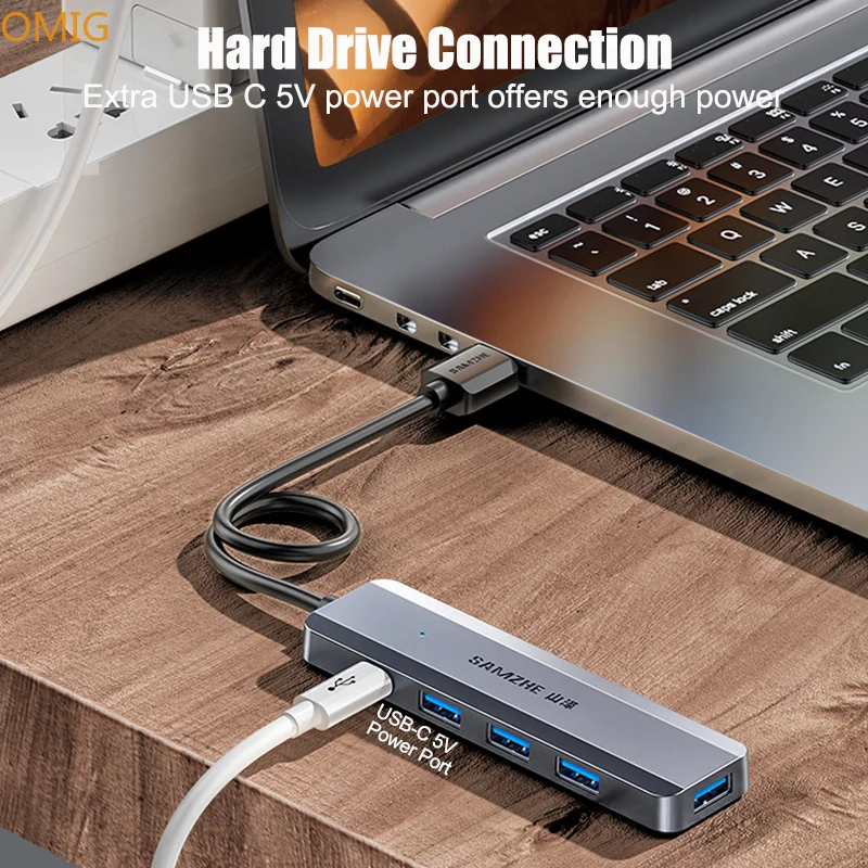 SAMZHE Ultra-thin 5-port USB 3.0 HUB High Speed USB Hub For Multi-device Computer Laptop Desktop PC Adapter
SAMZHE Ultra-thin 5-port USB 3.0 HUB High Speed USB Hub For Multi-device Computer Laptop Desktop PC Adapter
