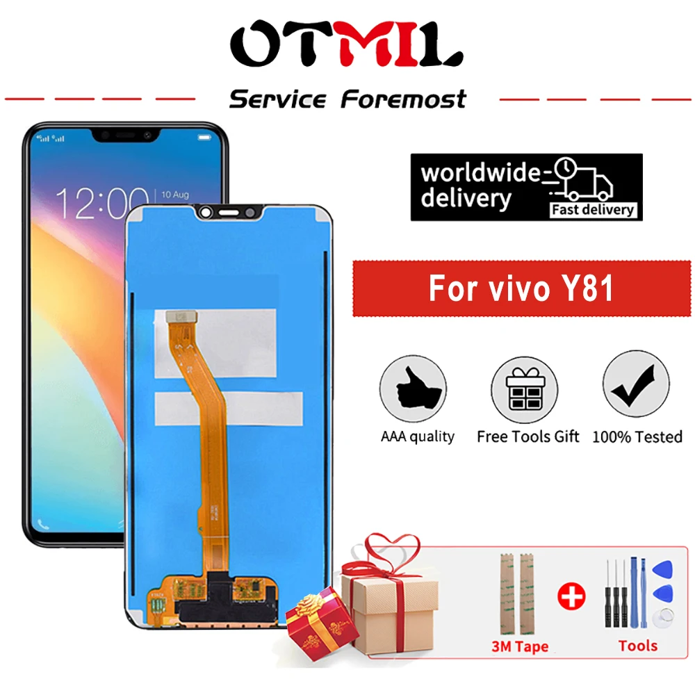 6.22" LCD Display For BBK Vivo Y81 LCD Display Touch Screen Digitizer Assembly For Vivo Y81 Screen Replacement
6.22" LCD Display For BBK Vivo Y81 LCD Display Touch Screen Digitizer Assembly For Vivo Y81 Screen Replacement