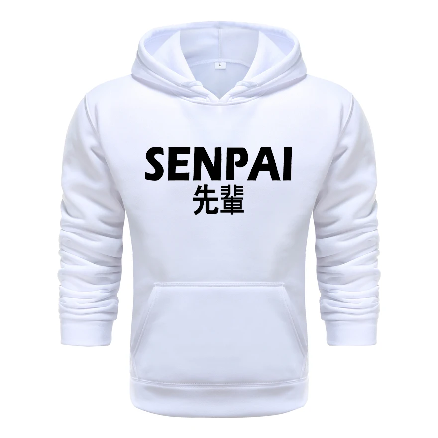 2021New Inverno Anime Senpai Design Impressao Velo Homens Hoodies Das Camisolas Dos Homens das Mulheres Streetwear PretoEngraca 
2021New Inverno Anime Senpai Design Impressao Velo Homens Hoodies Das Camisolas Dos Homens das Mulheres Streetwear PretoEngraca
