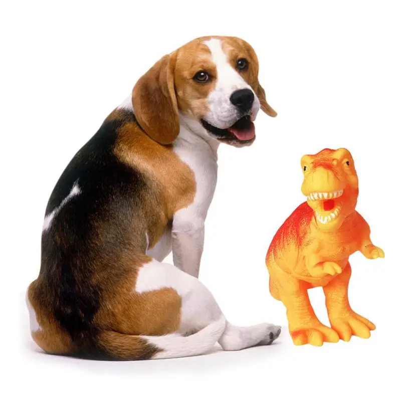 Soft Rubber Dog Dinosaur Toys Pet Dog Squeaky Toys Puppy Chew Toy Sounding Animal Molar Toy For Puppy Small Medium Dog
Soft Rubber Dog Dinosaur Toys Pet Dog Squeaky Toys Puppy Chew Toy Sounding Animal Molar Toy For Puppy Small Medium Dog