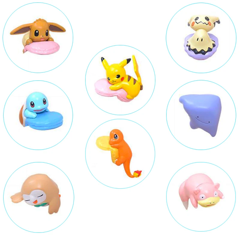 6/8 Styles Pokemon Pikachu Charmander Psyduck Squirtle Jigglypuff Bulbasaur Anime Figures Toys Model Kawaii Kids GIft
6/8 Styles Pokemon Pikachu Charmander Psyduck Squirtle Jigglypuff Bulbasaur Anime Figures Toys Model Kawaii Kids GIft