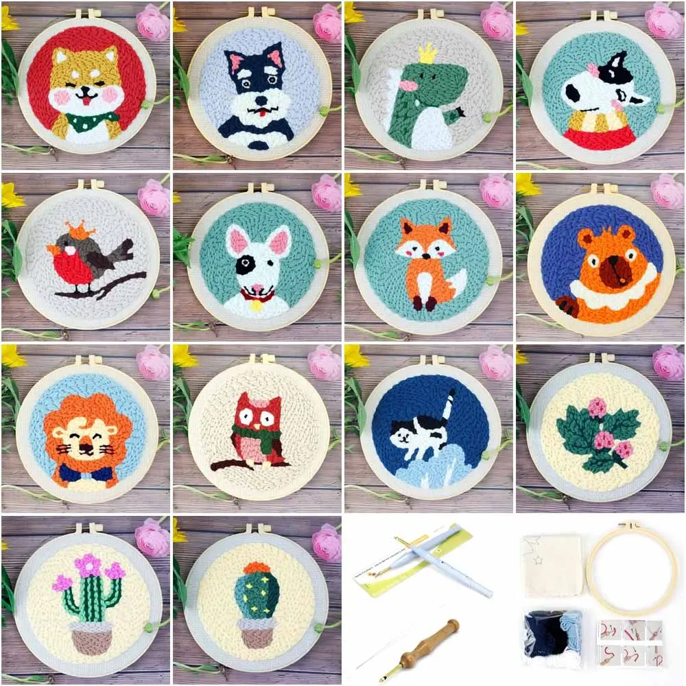 Decoration Ornament DIY Crafts Needle Thread Handmade Cross Stitch Kit Flower Embroidery Embroidery Hoop Needle Punch
Decoration Ornament DIY Crafts Needle Thread Handmade Cross Stitch Kit Flower Embroidery Embroidery Hoop Needle Punch