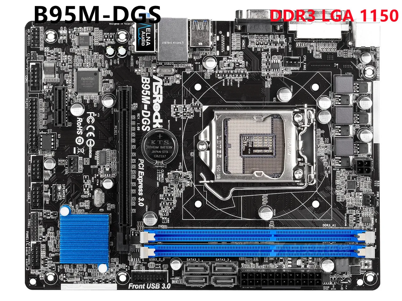Оригинальный слот LGA1150 B85 материнская плата для ASRock B95M-DGS настольная USB3.0 SATA3 DDR3
