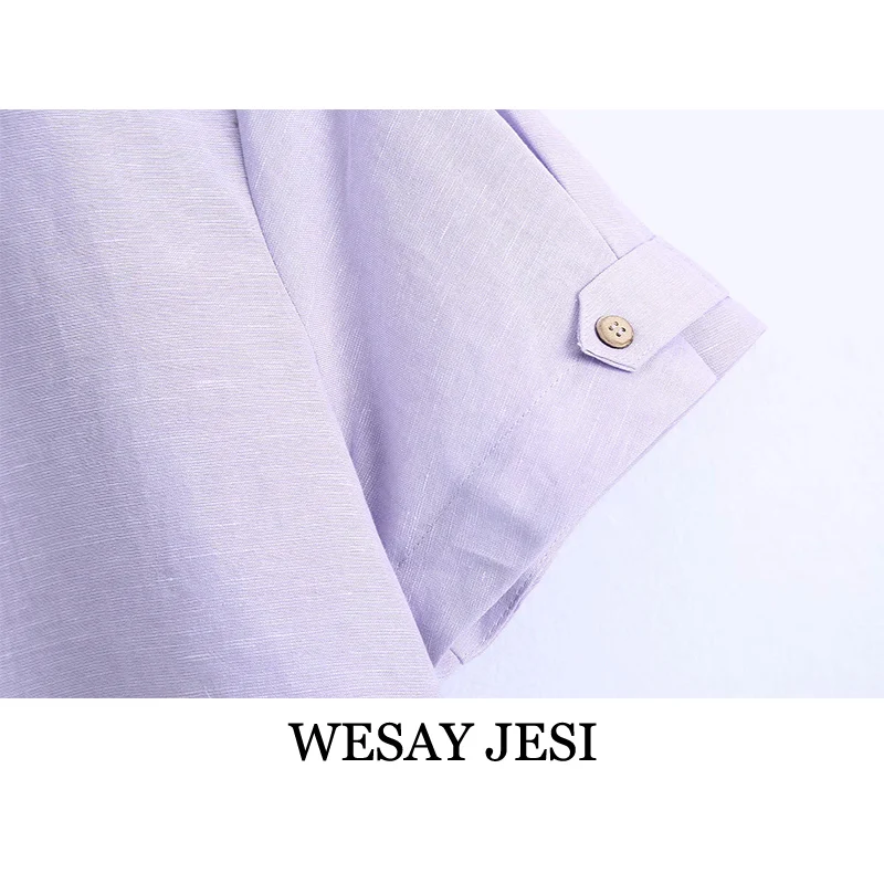 WESAY JESI 2021 Summer New Women's Top POLO Shirts Pure Color Short Lapel Buttons High Waist Short Sleeve Casual Temperament Top
WESAY JESI 2021 Summer New Women's Top POLO Shirts Pure Color Short Lapel Buttons High Waist Short Sleeve Casual Temperament Top