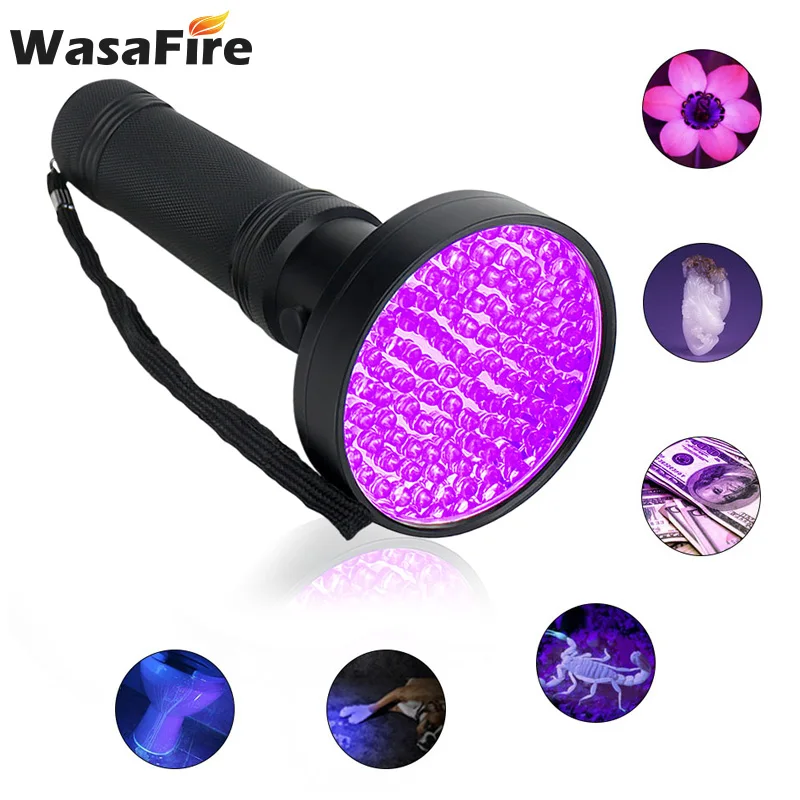 100 LED 395nm UV Flashlight Black Light Waterproof Ultraviolet Blacklight Pet Urine Detector For Dog/Cat Urine,Dry Stains,Bed Bu
100 LED 395nm UV Flashlight Black Light Waterproof Ultraviolet Blacklight Pet Urine Detector For Dog/Cat Urine,Dry Stains,Bed Bu