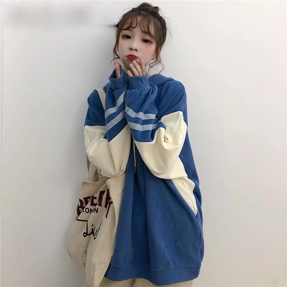 Streetwear Hoodies Women Sweatshirt Autumn Long Sleeve Hoodies Harajuku Hooded Cute Striped Sweatshirt Women Sudadera Mujer
Streetwear Hoodies Women Sweatshirt Autumn Long Sleeve Hoodies Harajuku Hooded Cute Striped Sweatshirt Women Sudadera Mujer