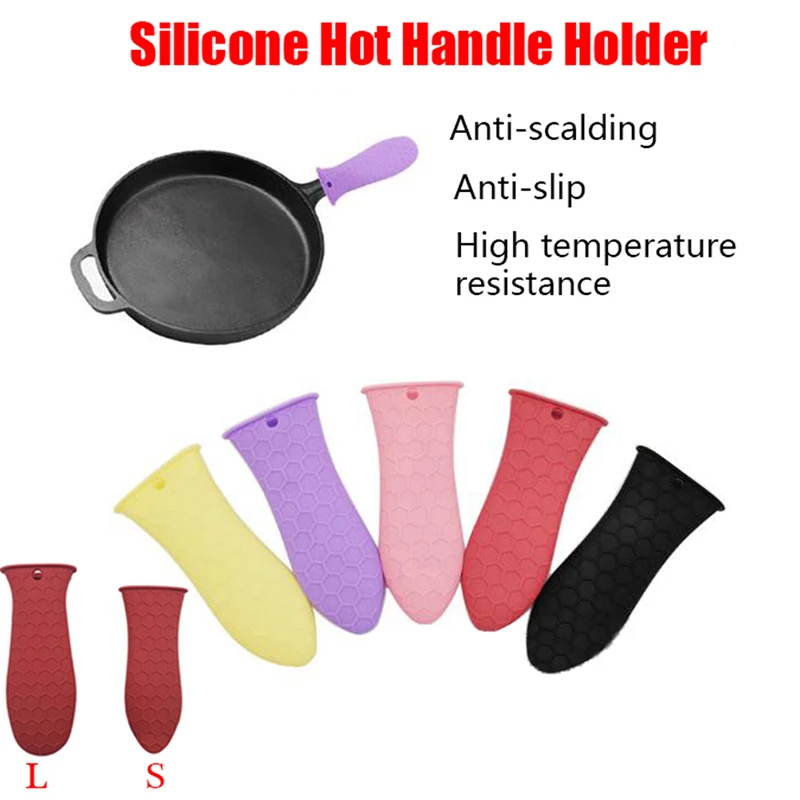 1Pcs Silicone Hot Handle Holder Potholder For Cast Iron Skillets Pans Grip Sleeve Cover Pots Pans Handle Parts
1Pcs Silicone Hot Handle Holder Potholder For Cast Iron Skillets Pans Grip Sleeve Cover Pots Pans Handle Parts