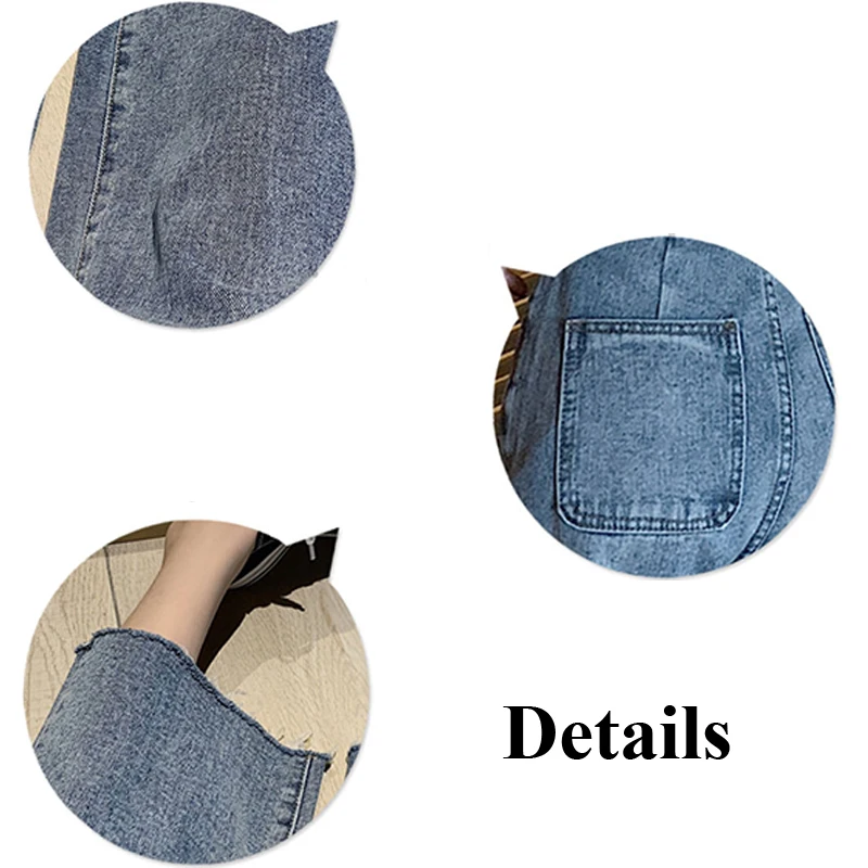 Women Jeans Ankle-length High Waist Wide Leg Button Fake Zippers Denim Washed Fur-lined Retro All-match Students Spring Ulzzang
Women Jeans Ankle-length High Waist Wide Leg Button Fake Zippers Denim Washed Fur-lined Retro All-match Students Spring Ulzzang