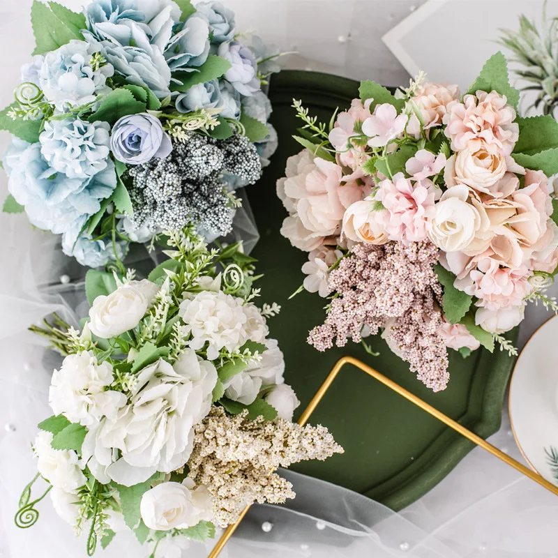Artificial Flower Fake Flower Rose Holding Wedding Bouquet Silk Flower For Home Party Table Decoration Fall
Artificial Flower Fake Flower Rose Holding Wedding Bouquet Silk Flower For Home Party Table Decoration Fall