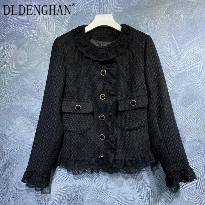 Модная подиумная Дизайнерская Женская куртка DLDENGHAN, осенне-зимняя однобортная твидовая верхняя одежда с круглым вырезом и длинным рукавом, ...
Модная подиумная Дизайнерская Женская куртка DLDENGHAN, осенне-зимняя однобортная твидовая верхняя одежда с круглым вырезом и длинным рукавом, ...