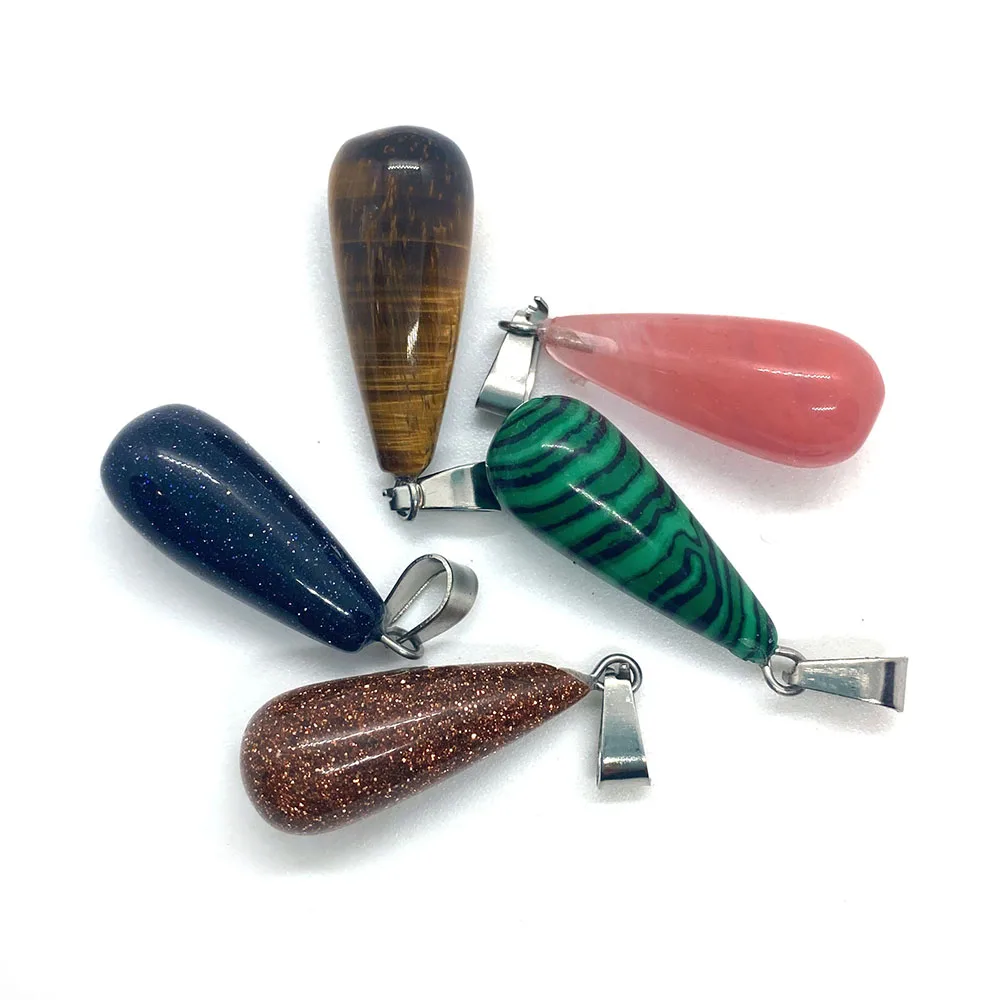 Natural Stone Pendant Charm Colorful Necklace Pendant Suitable for DIY Handmade Necklace Earrings Making Accessories 3 Pieces
Natural Stone Pendant Charm Colorful Necklace Pendant Suitable for DIY Handmade Necklace Earrings Making Accessories 3 Pieces