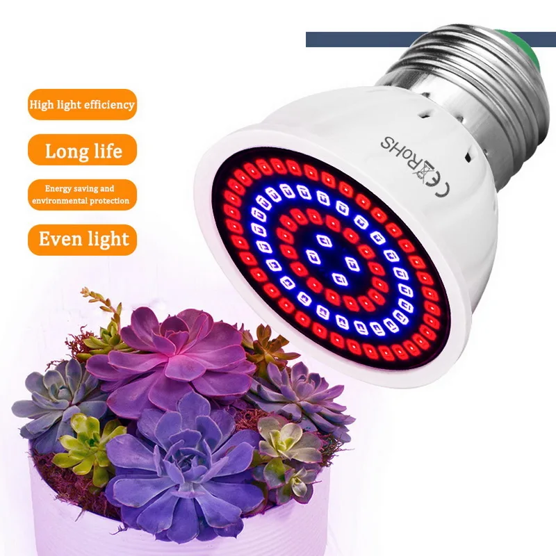 GU10 E14 Фито лампы E27 Led полный спектр света для выращивания MR16 светодиодные рассады