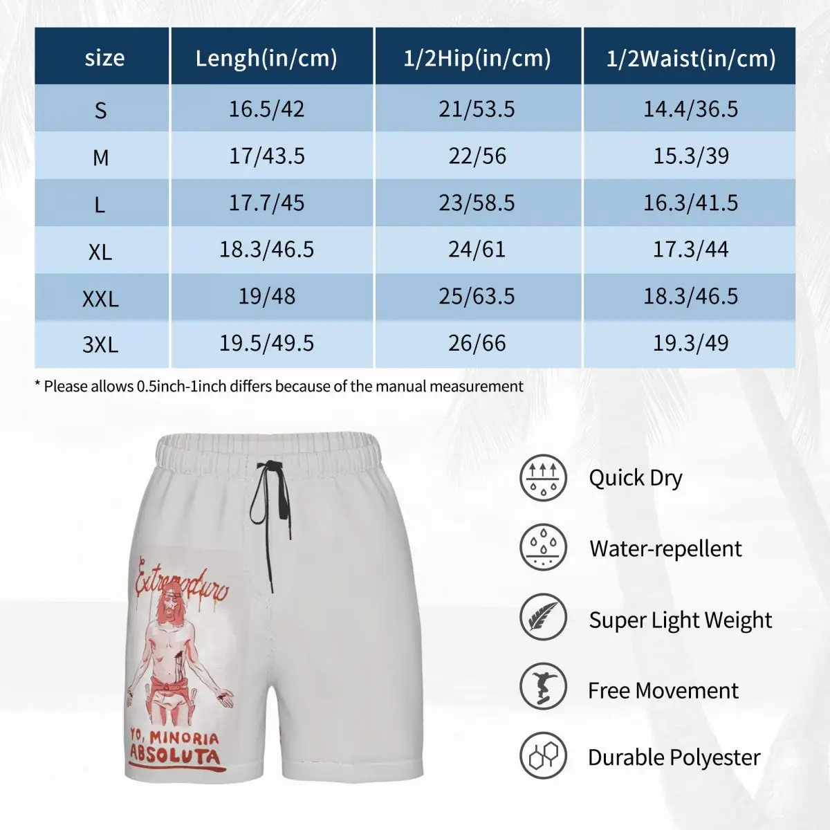 Men's and women's Beach Extremoduro Minoria Absoluta Breathable Quick Dry Funny Novelty R251 running Hawaii Pants
Men's and women's Beach Extremoduro Minoria Absoluta Breathable Quick Dry Funny Novelty R251 running Hawaii Pants