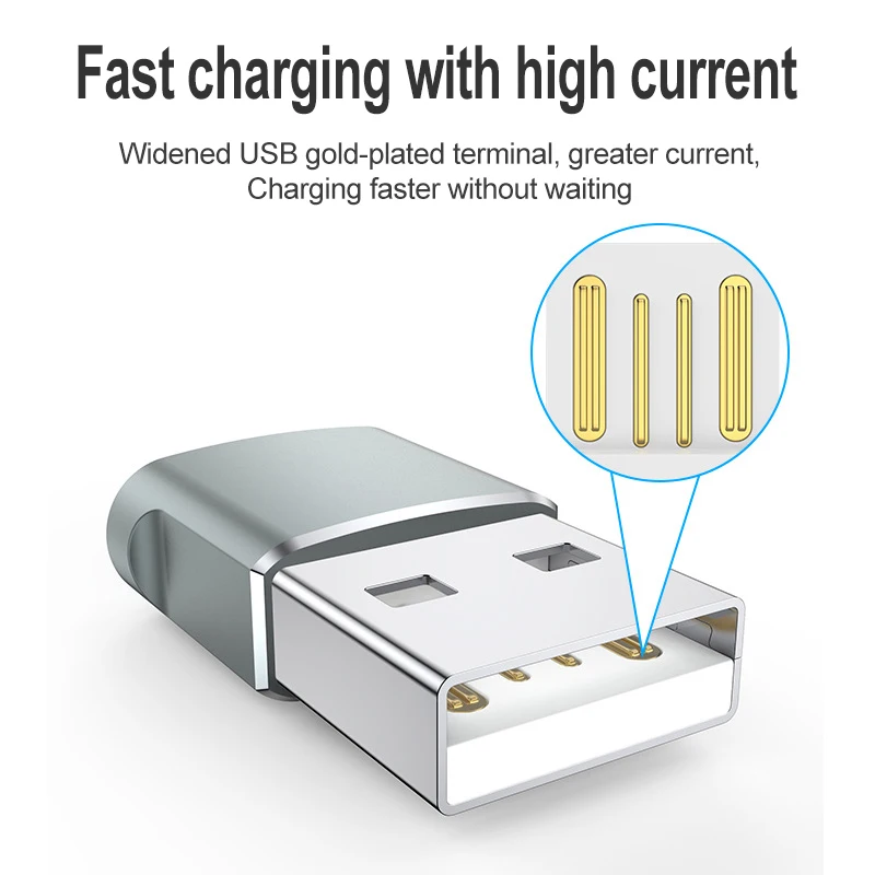 Переходник с USB на Type C 3. 0 Type-C OTG адаптер Micro мама конвертер для Macbook iPad Xiaomi Huawei Samsung