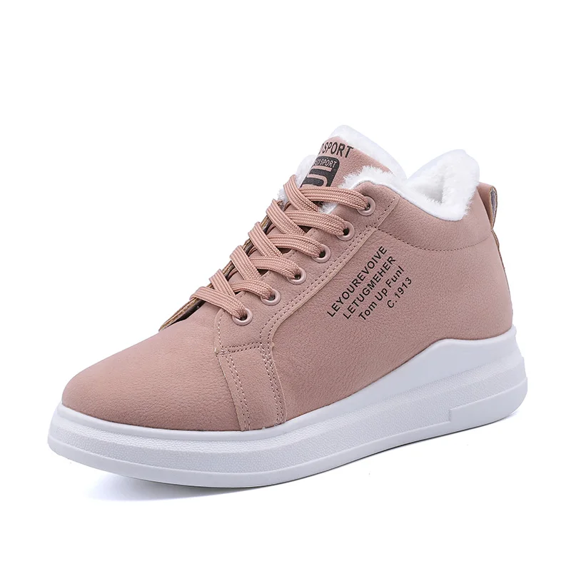 Women Skateboarding Shoes Winter Warm Fur Plush Casual Shoes Lace Up Fashion Platform Sneakers Women Snow Boots Zapatillas Mujer
Women Skateboarding Shoes Winter Warm Fur Plush Casual Shoes Lace Up Fashion Platform Sneakers Women Snow Boots Zapatillas Mujer