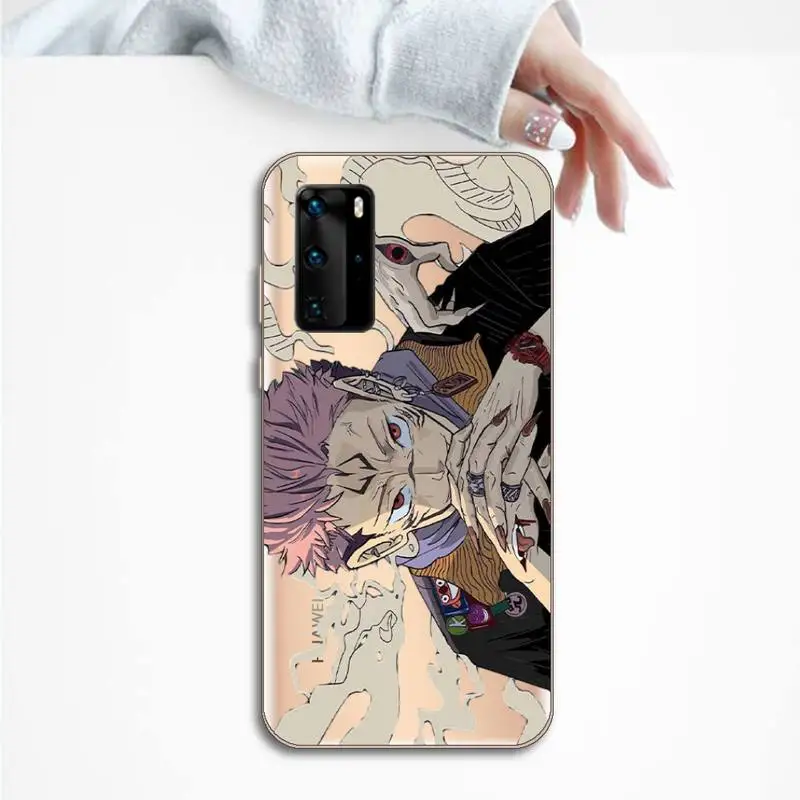 Anime Jujutsu Kaisen Phone Case Transparent for Huawei P20 P30 P40 lite pro P smart 2019 honor 8x 10i 
Anime Jujutsu Kaisen Phone Case Transparent for Huawei P20 P30 P40 lite pro P smart 2019 honor 8x 10i