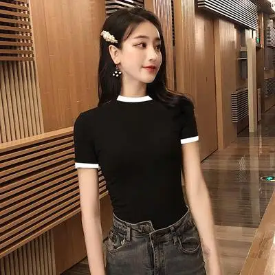 HanNEW новый тренд с высоким воротом женский тонкий хлопковый двойной на весну и лето 2020 
HanNEW новый тренд с высоким воротом женский тонкий хлопковый двойной на весну и лето 2020