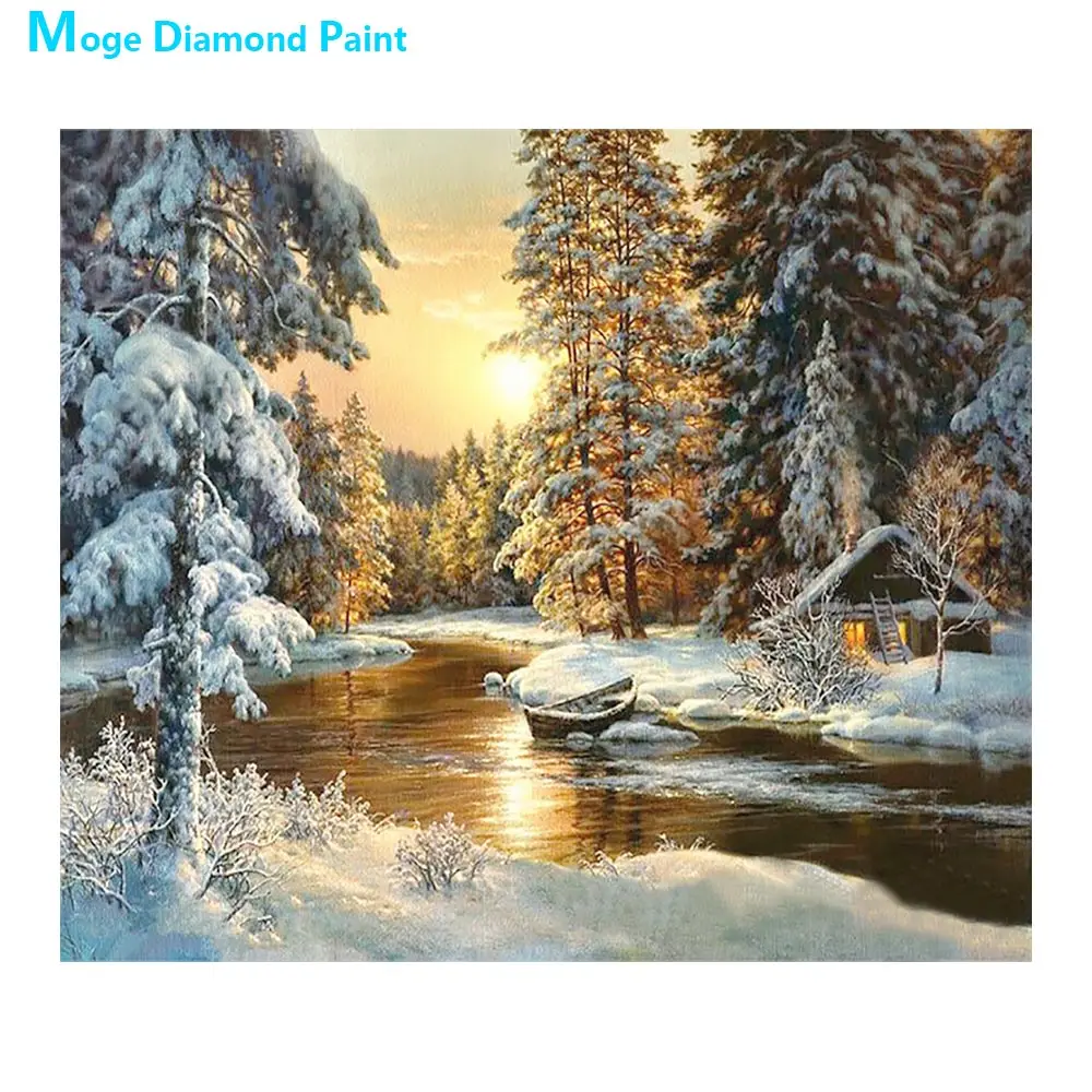 Winter Riverside Cottage Diamond Painting Oil Scenic Round Full Drill Nouveaute DIY Mosaic Embroidery 5D Cross Stitch Home Decor
Winter Riverside Cottage Diamond Painting Oil Scenic Round Full Drill Nouveaute DIY Mosaic Embroidery 5D Cross Stitch Home Decor
