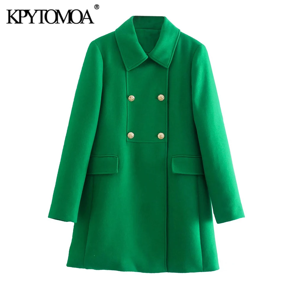 KPYTOMOA Women 2021 Fashion With Tap Double Breasted Jacket Coat Vintage Long Sleeve Flap Pockets Female Outerwear Chic Overcoat
KPYTOMOA Women 2021 Fashion With Tap Double Breasted Jacket Coat Vintage Long Sleeve Flap Pockets Female Outerwear Chic Overcoat