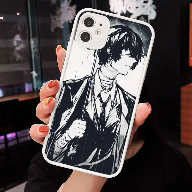 Japan anime bungou stray Phone Case Matte Transparent for iPhone 7 8 11 12 s mini pro X XS XR MAX Plus cover funda
Japan anime bungou stray Phone Case Matte Transparent for iPhone 7 8 11 12 s mini pro X XS XR MAX Plus cover funda