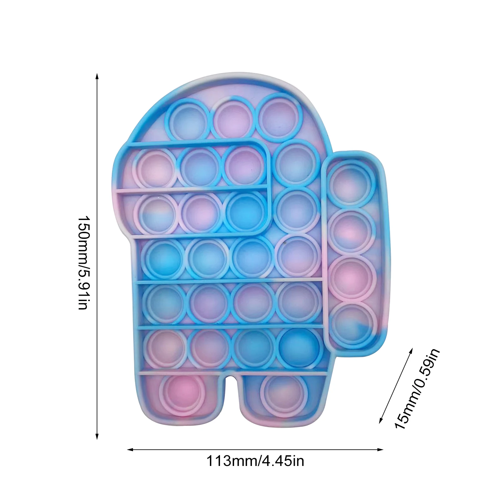 Push Bubble Popit Squeeze Sensory Stress Reliever Autism Needs Adult Anxiety Focus Educational Toy Kids Antistress Fidget Toys
Push Bubble Popit Squeeze Sensory Stress Reliever Autism Needs Adult Anxiety Focus Educational Toy Kids Antistress Fidget Toys