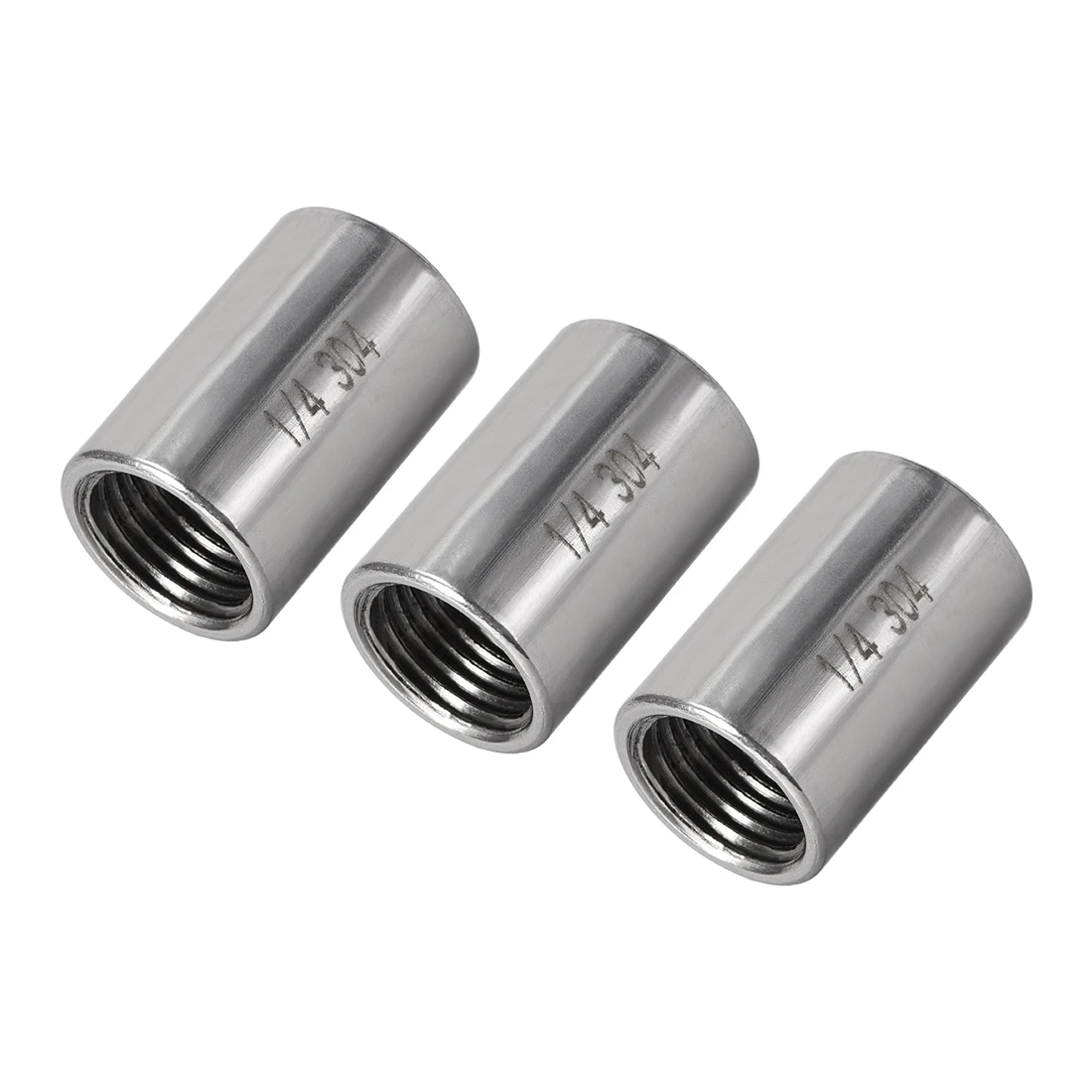 uxcell Stainless Steel 304 Cast Pipe Fittings Coupling Fitting 1/4 x 1/4 G Female 3pcs
uxcell Stainless Steel 304 Cast Pipe Fittings Coupling Fitting 1/4 x 1/4 G Female 3pcs