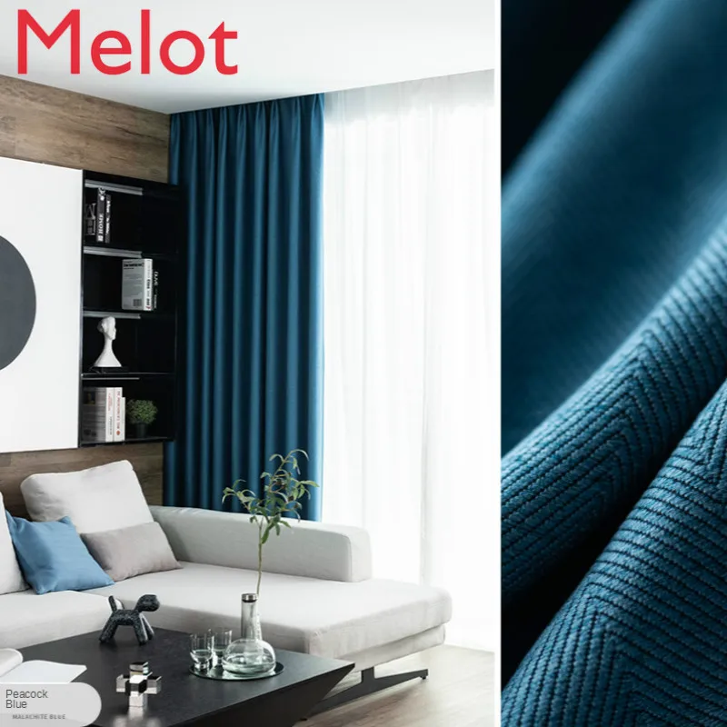 European-Style Luxury Soundproof Full Shading Curtain Modern Minimalist Pure Color Curtain Two-Color Matching Floor Curtain
European-Style Luxury Soundproof Full Shading Curtain Modern Minimalist Pure Color Curtain Two-Color Matching Floor Curtain