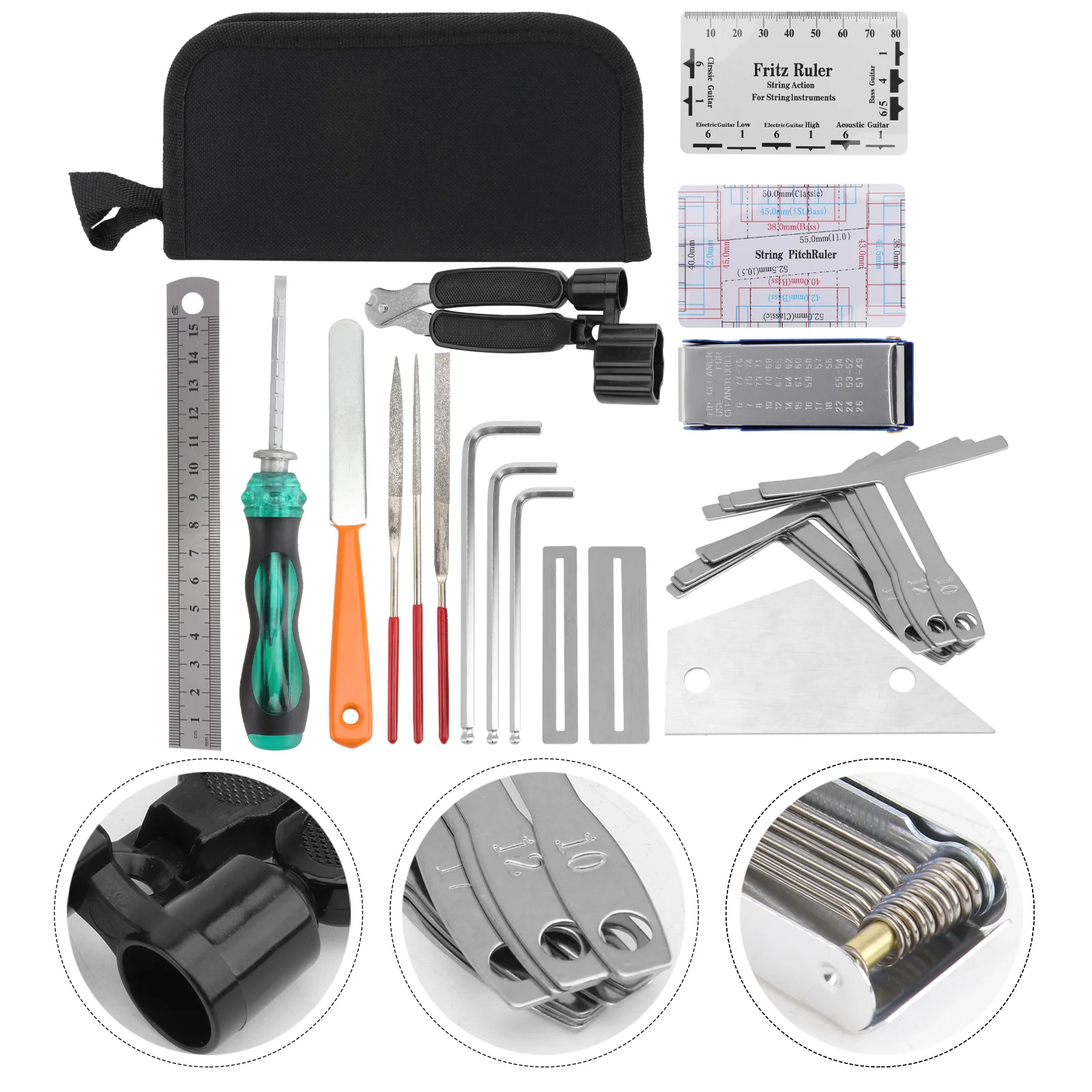 1 Set Durable Guitar Cleaning Tools Guitar Accessories Guitar Repairing Tools
1 Set Durable Guitar Cleaning Tools Guitar Accessories Guitar Repairing Tools