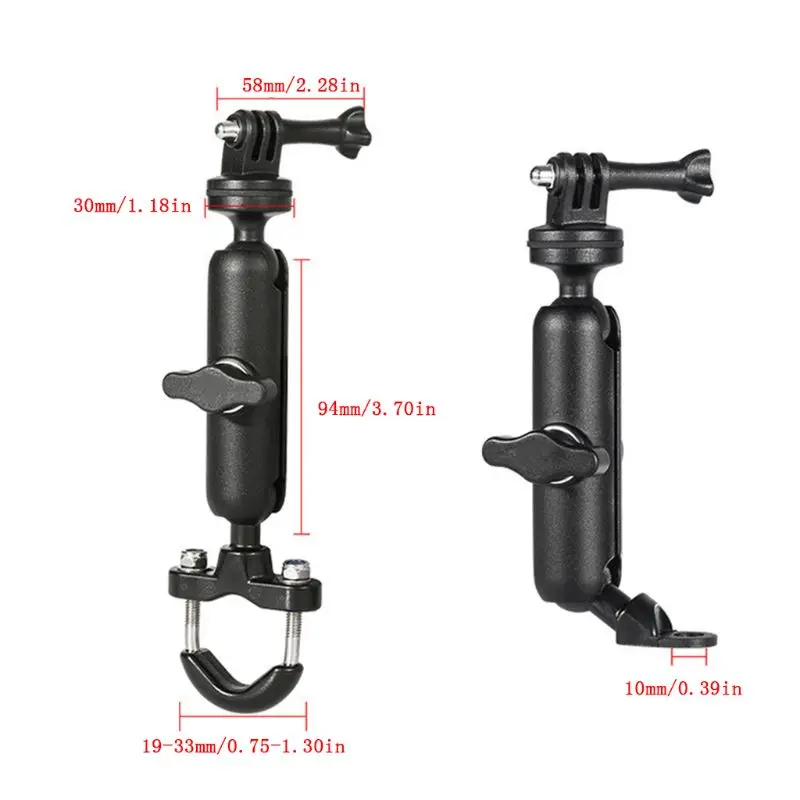 Motorcycle Bike Camera Holder Handlebar Mirror Mount Bracket 1/4 Metal Stand for Go-Pro/So-ny/CONTOUR/SLR Camera 
Motorcycle Bike Camera Holder Handlebar Mirror Mount Bracket 1/4 Metal Stand for Go-Pro/So-ny/CONTOUR/SLR Camera