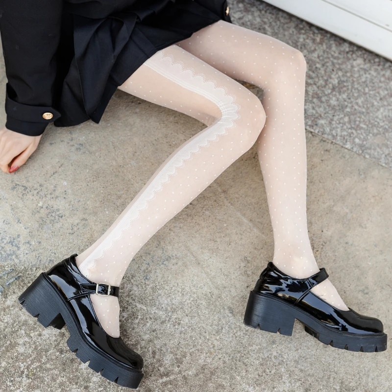 Loli White Tights XIANGSHANGIRL Sexy Pantyhose Women Underwear Thigh High Bodystockings Student Lolita Harajuku Style Lingerie
Loli White Tights XIANGSHANGIRL Sexy Pantyhose Women Underwear Thigh High Bodystockings Student Lolita Harajuku Style Lingerie
