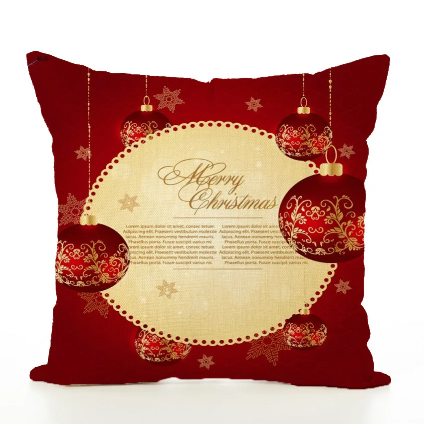 Christmas Design Pillow Case Home Sofa Cushion Cover 45x45 Christmas Linen Cushion Cover Decorative Pillow Cover 
Christmas Design Pillow Case Home Sofa Cushion Cover 45x45 Christmas Linen Cushion Cover Decorative Pillow Cover