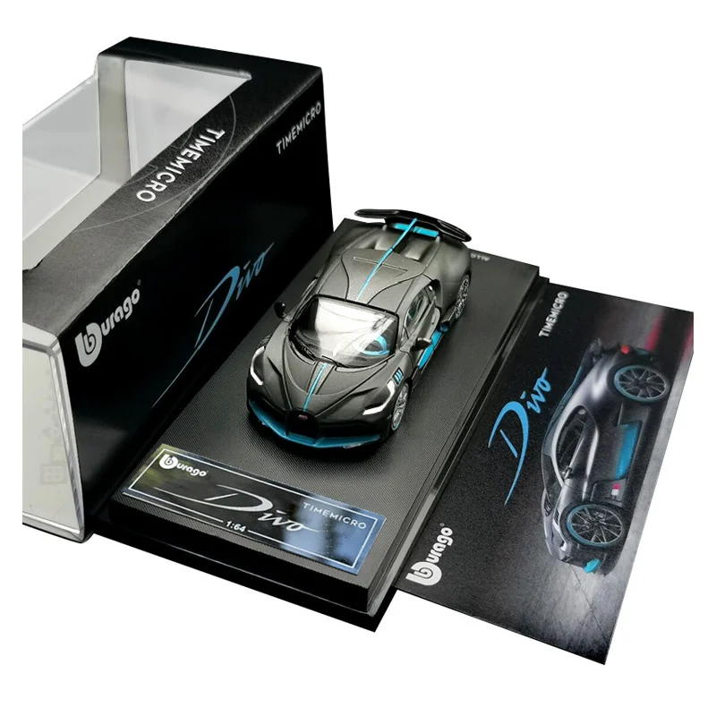 TIME Bburago Joint Edition 1:64 Bugatti Divo Car Show Gray Sports Car Alloy Car Model Collection Decoration Gift Toy
TIME Bburago Joint Edition 1:64 Bugatti Divo Car Show Gray Sports Car Alloy Car Model Collection Decoration Gift Toy