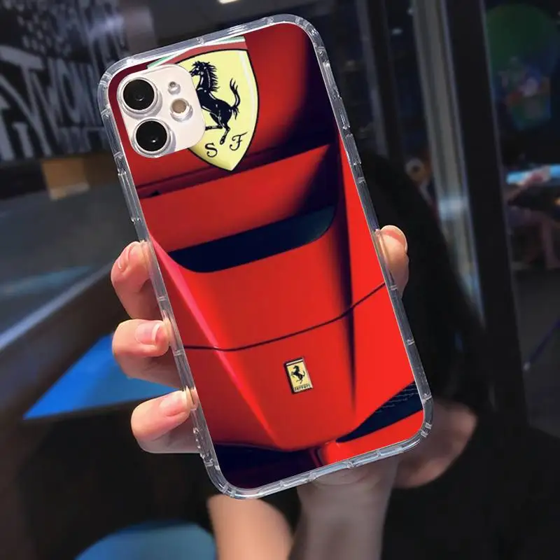 Luxury Car Ferrari Black Soft Phone Case Transparent Case For Iphone 6 6s 7 8 Plus XR X XS 11 12 Pro Max
Luxury Car Ferrari Black Soft Phone Case Transparent Case For Iphone 6 6s 7 8 Plus XR X XS 11 12 Pro Max
