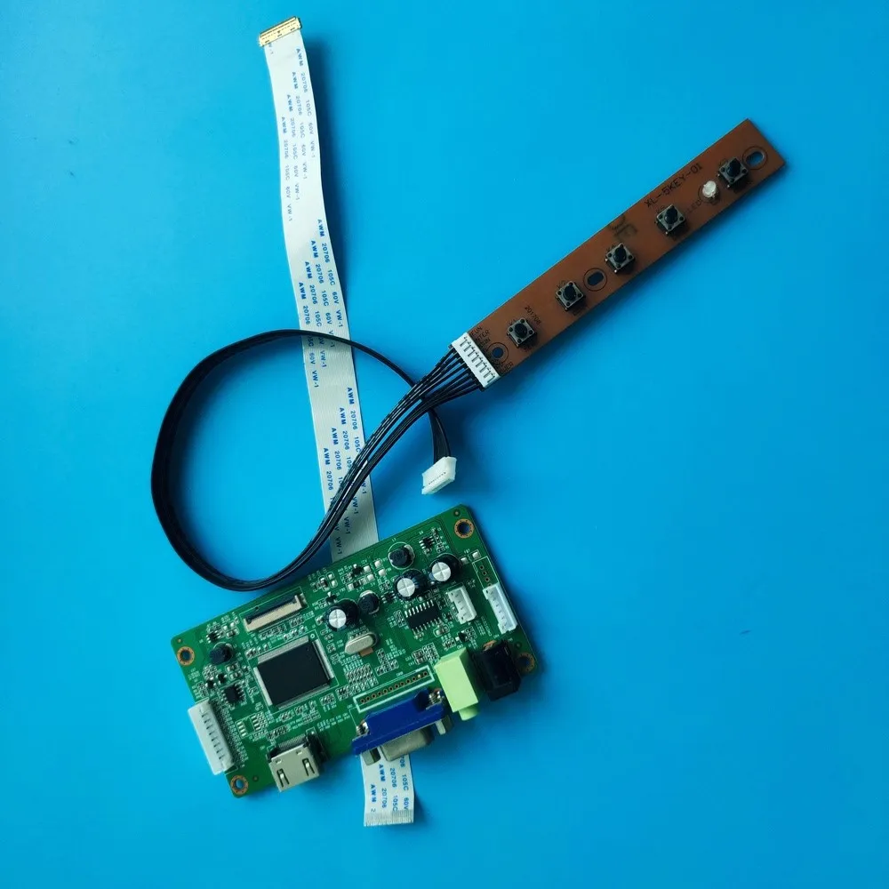 Для B133XTN02.1 EDP светодиодный дисплей комплект VGA драйвер LCD 1366 × 768 плата контроллера