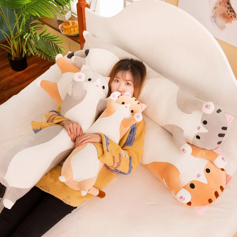 Kawaii Long Cat Plush Toys Animal Lovely Soft Pillow For Lady Girls Baby Sleeping Cushion Cartoon Dolls Christmas Birthday Gifts
Kawaii Long Cat Plush Toys Animal Lovely Soft Pillow For Lady Girls Baby Sleeping Cushion Cartoon Dolls Christmas Birthday Gifts