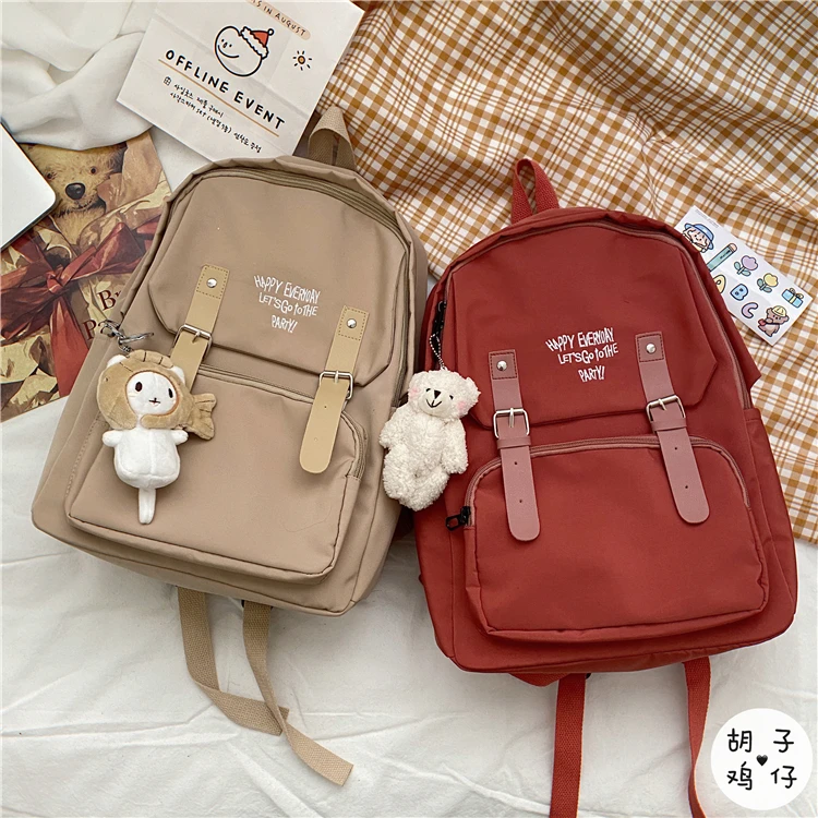SB348 Retro style large capacity tooling school bag female Korean high school student backpack wild backpack
SB348 Retro style large capacity tooling school bag female Korean high school student backpack wild backpack