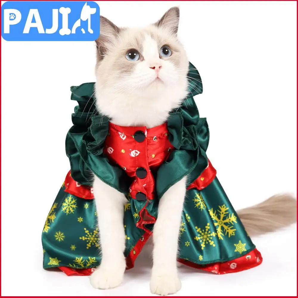 Рождественский костюм для кошки, зимняя одежда для домашних животных, костюм на Хэллоуин, новогодний костюм для кошки, Рождественский коспл... 
Рождественский костюм для кошки, зимняя одежда для домашних животных, костюм на Хэллоуин, новогодний костюм для кошки, Рождественский коспл...